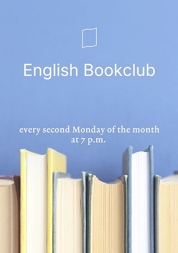 Flyer English Bookclubs